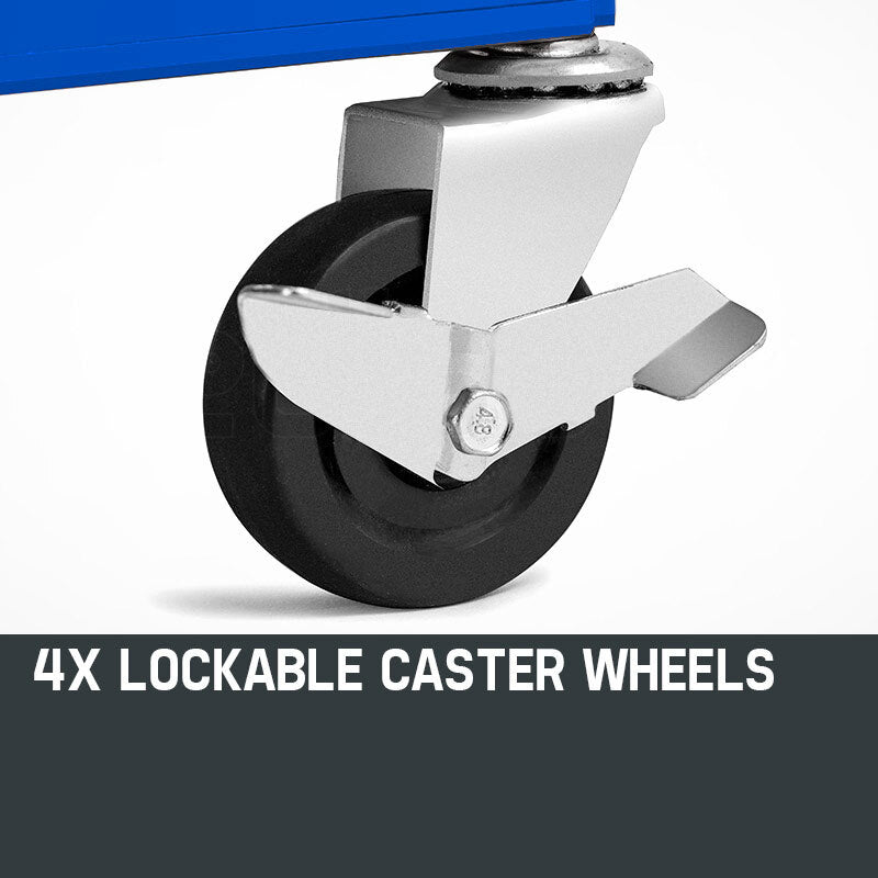 BULLET 6 Drawer Tool Box Cabinet Trolley Garage Toolbox Storage Mechanic Chest Deals499