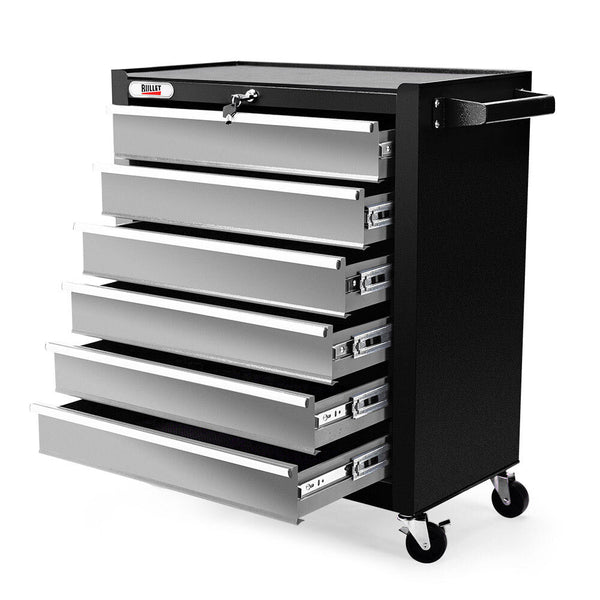 BULLET 6 Drawer Tool Box Cabinet Trolley Garage Toolbox Storage Mechanic Chest Deals499