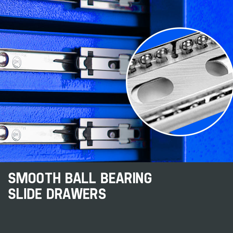 BULLET 8 Drawer Tool Box Cabinet Chest Storage Toolbox Garage Organiser Set Deals499