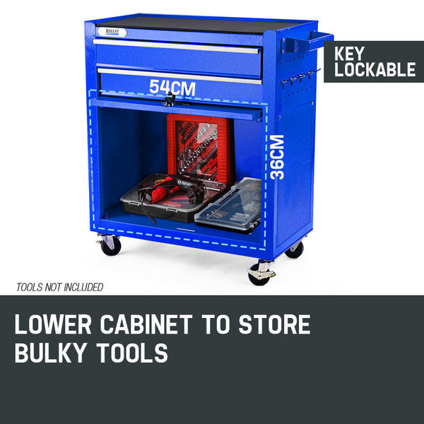BULLET 8 Drawer Tool Box Cabinet Chest Storage Toolbox Garage Organiser Set Deals499