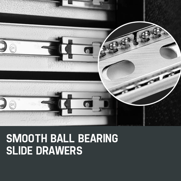 BULLET 8 Drawer Tool Box Cabinet Chest Storage Toolbox Garage Organiser Set Deals499