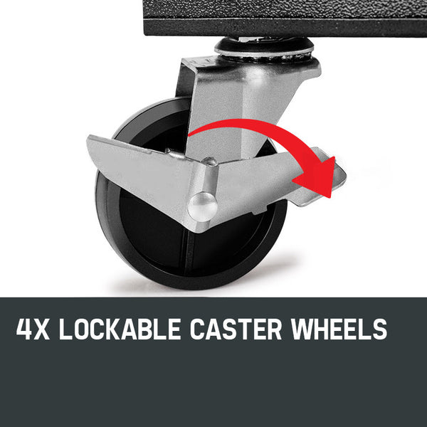 BULLET 8 Drawer Tool Box Cabinet Chest Storage Toolbox Garage Organiser Set Deals499