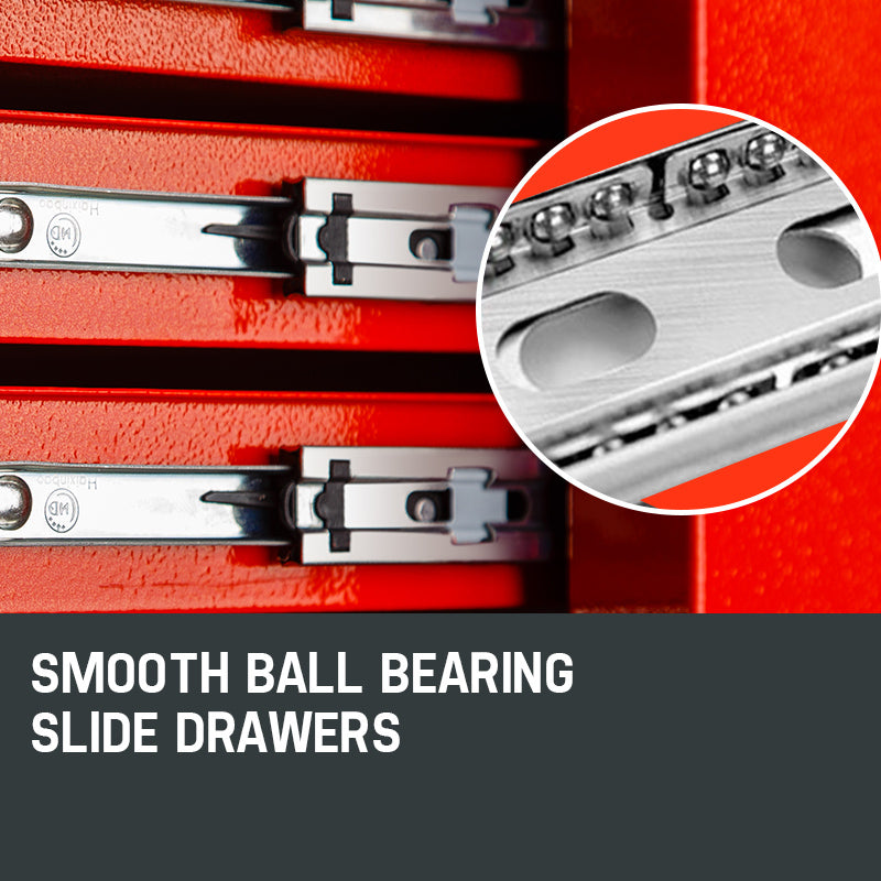 BULLET 8 Drawer Tool Box Cabinet Chest Storage Toolbox Garage Organiser Set Deals499