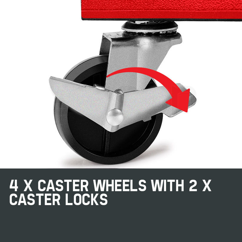 BULLET 8 Drawer Tool Box Cabinet Chest Storage Toolbox Garage Organiser Set Deals499