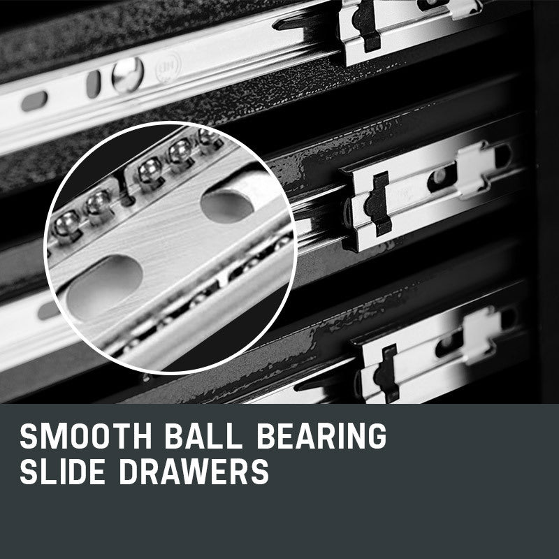 BULLET 9 Drawer Tool Box Chest Mechanic Garage Storage Toolbox Set Organiser Deals499