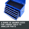 BULLET 9 Drawer Tool Box Chest Mechanic Organiser Garage Storage Toolbox Set Deals499