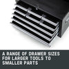 BULLET 9 Drawer Tool Box Chest Garage Storage Mechanic Organiser Toolbox Set Deals499