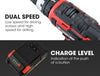 BAUMR-AG 20V Cordless Power Drill Kit Lithium Battery Hammer Drilling with Bag Deals499