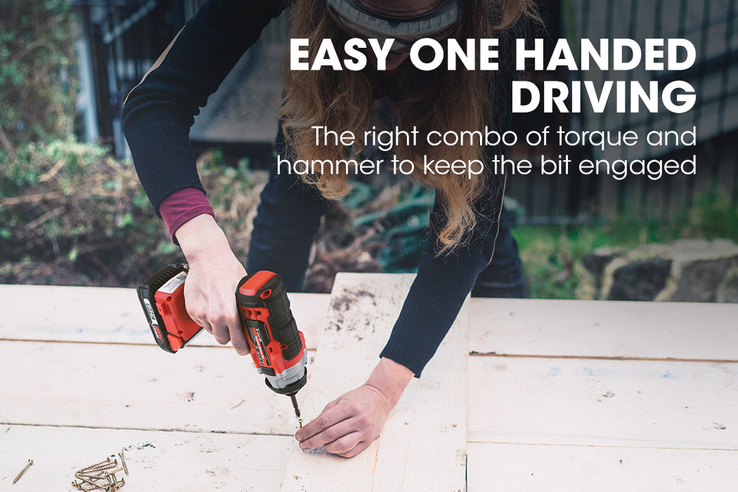 BAUMR-AG 20V Cordless Impact Driver Lithium Screwdriver Kit w/ Battery Charger Deals499