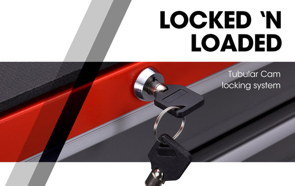 BULLET Tool Chest Cabinet Box Trolley Rolling Wheels Drawer Storage Steel Red Deals499