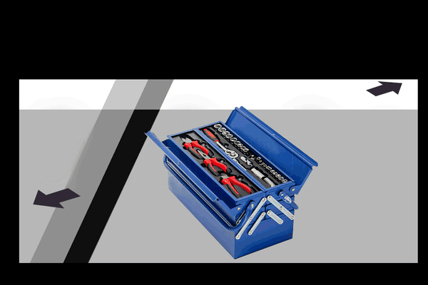 BULLET 118pc Tool Kit Box Set Metal Spanner Organizer Socket Household Toolbox Deals499