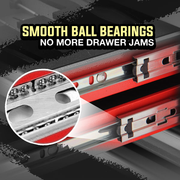 BULLET 478 Piece Tool Box Chest Kit Storage Cabinet Set Drawers With Tools RED Deals499