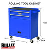 BULLET Tool Kit Chest Cabinet Box Set Storage Metal Wheels Rolling Drawers Steel Blue Deals499