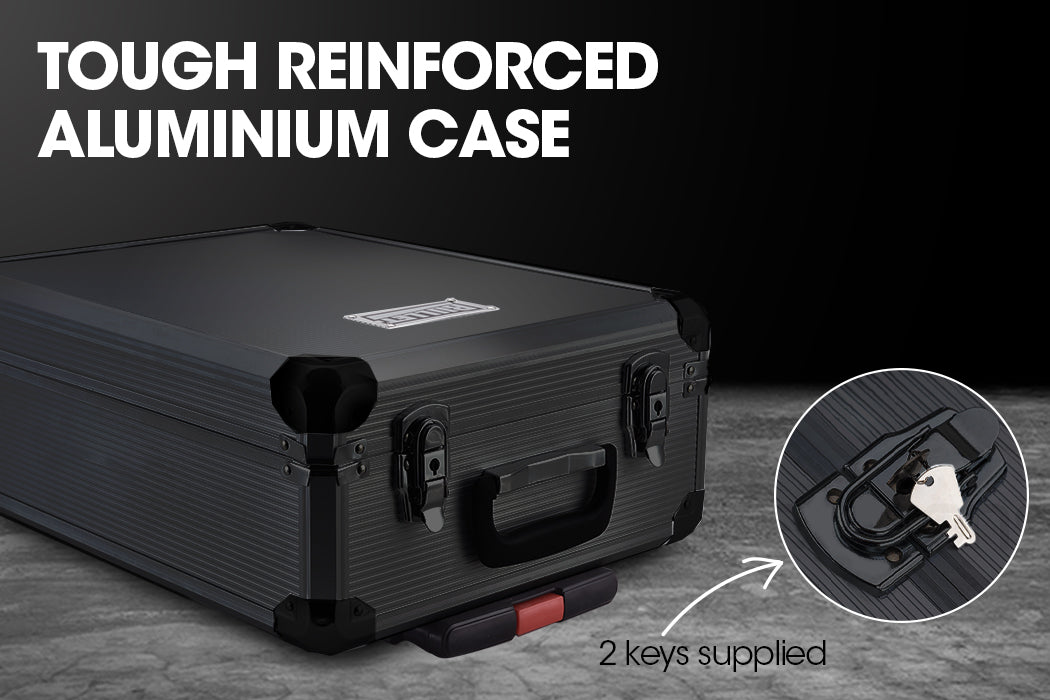 BULLET 925PC Tool Box On Wheels Kit Trolley Mobile Handle Set Toolbox Storage Deals499