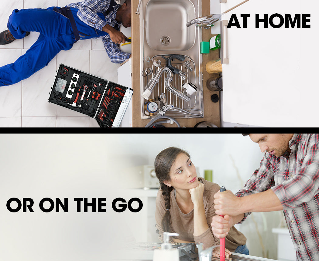 BULLET 925PC Tool Box On Wheels Kit Trolley Mobile Handle Toolbox Storage Set Deals499