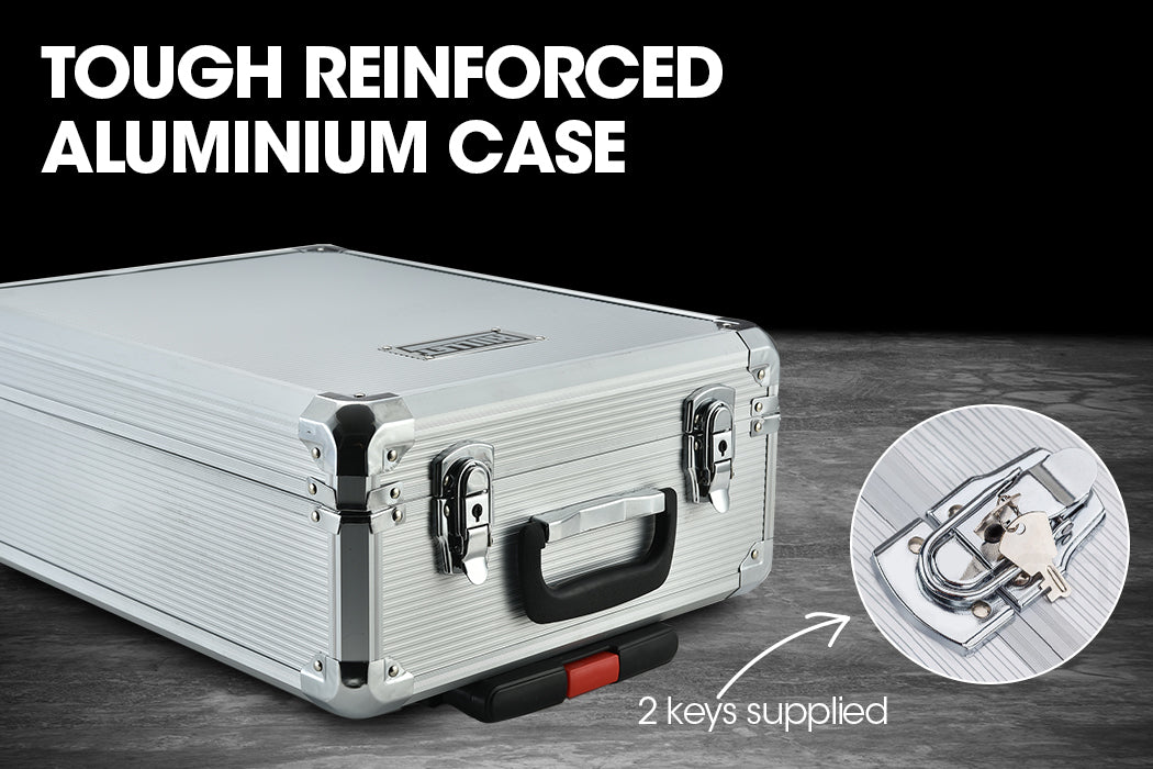 BULLET 925PC Tool Box On Wheels Kit Trolley Mobile Handle Toolbox Storage Set Deals499