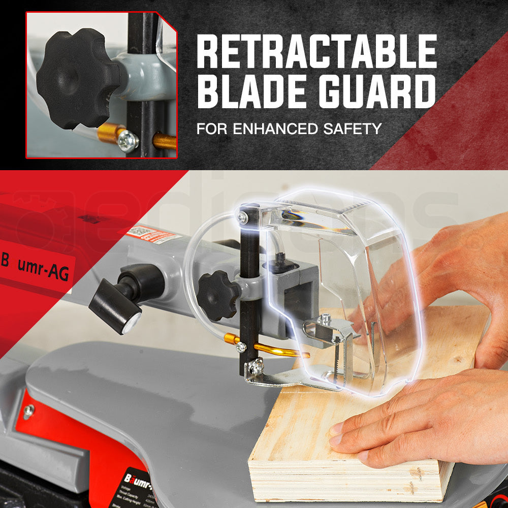 Baumr-AG SS16 16 120W Variable Speed Scroll Saw Tool Electric Dual Lamps Deals499