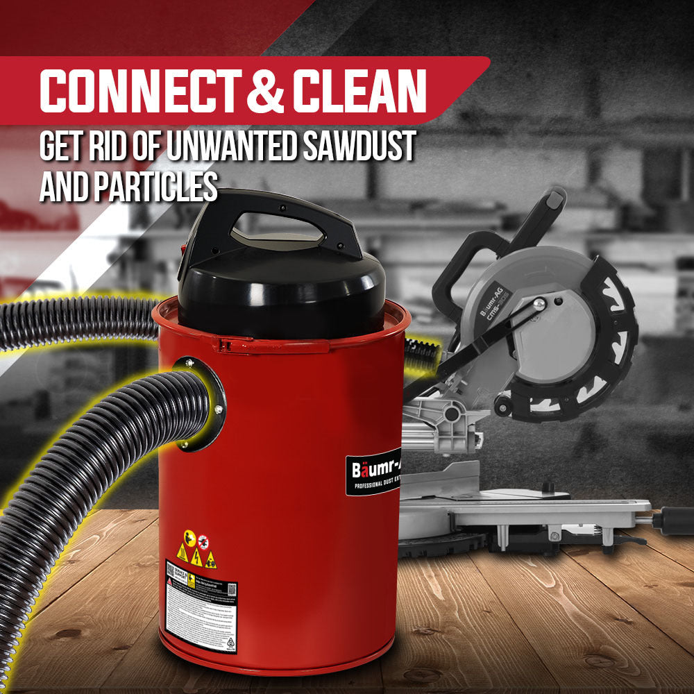 Baumr-AG Dust Collector Extractor Woodworking Portable Vacuum Catcher Saw Deals499