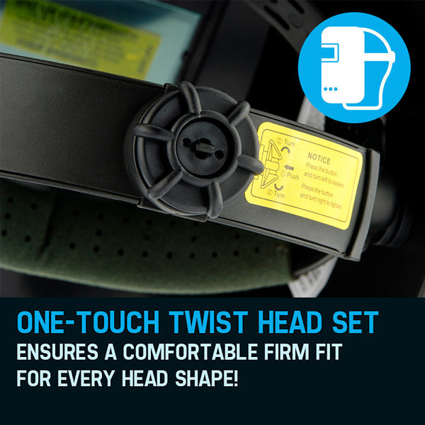 ROSSI Solar Auto Darkening Welding Helmet Mask MIG/ARC/TIG Welder Machine Deals499