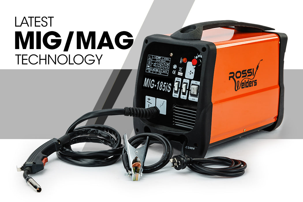 ROSSI 185 Amp Welding Machine Inverter Welder MIG MAG Gas Gasless Portable 185A Deals499