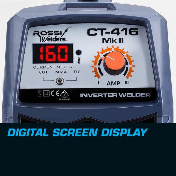 ROSSI CT-416 Welder Inverter TIG MMA ARC Plasma Cutter Welding Machine Portable Deals499