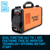 ROSSI Welder Inverter 200 Amp Welding Machine TIG ARC MMA DC WSM200 Portable Deals499