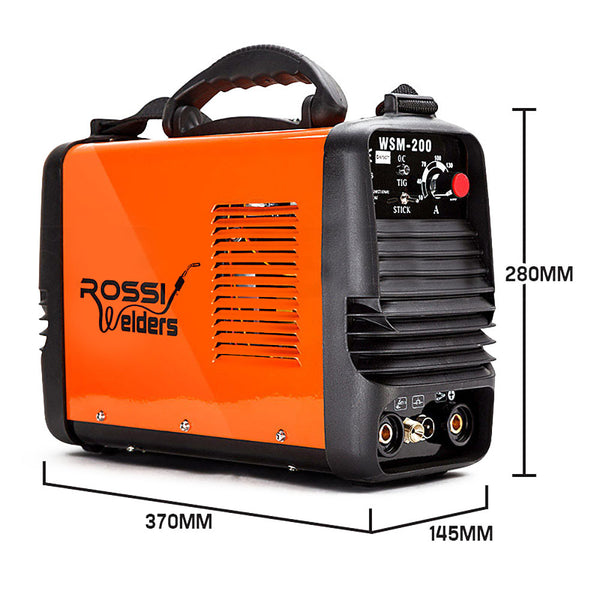 ROSSI Welder Inverter 200 Amp Welding Machine TIG ARC MMA DC WSM200 Portable Deals499