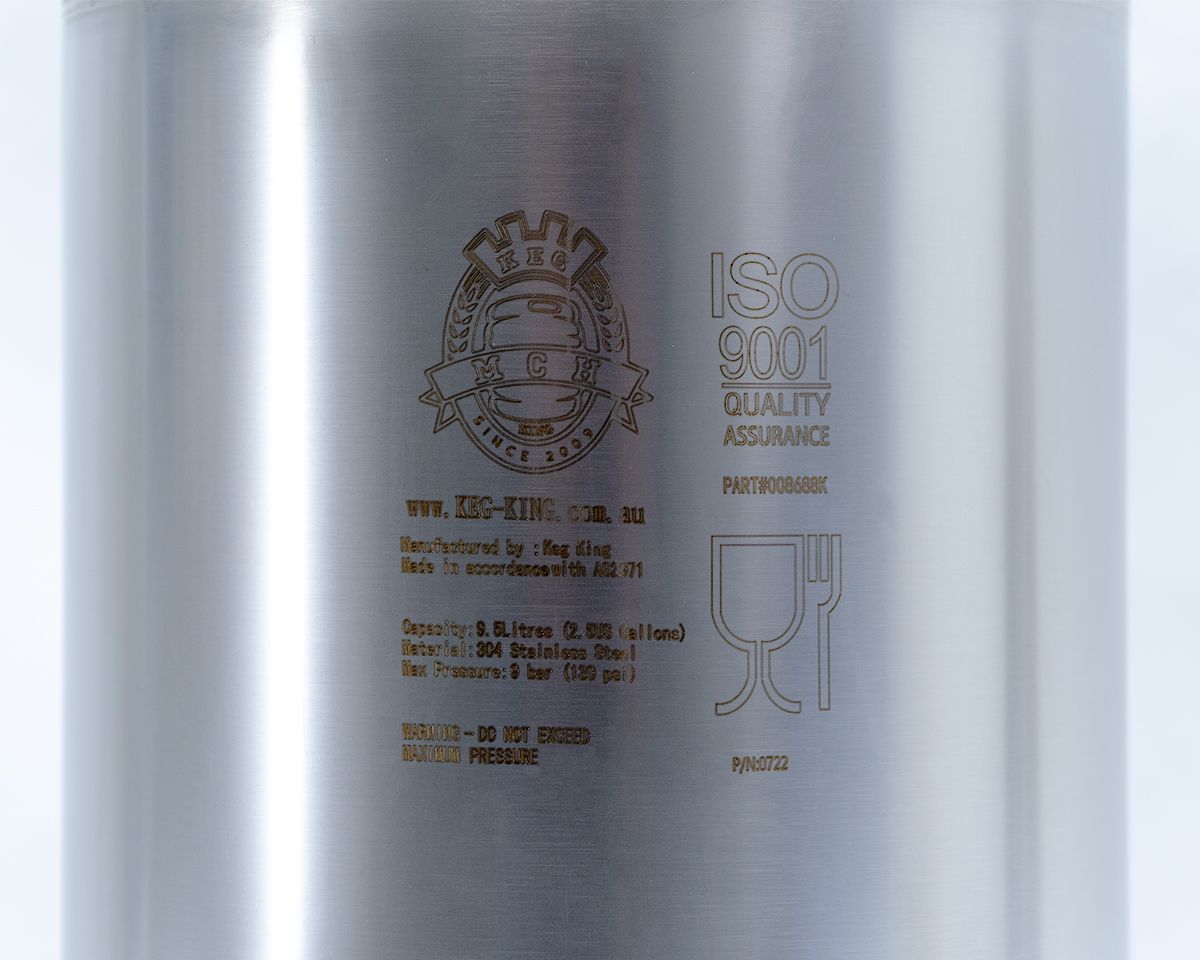 Keg King - Limited Edition True Blue 9.5L Ball Lock Cornelius