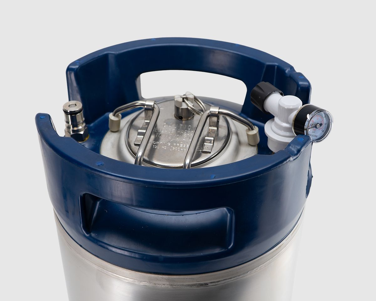 Keg King - Limited Edition True Blue 9.5L Ball Lock Cornelius