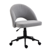 Fabric Office Chair Computer Upholstered Swivel Home Desk Chair  Grey Deals499