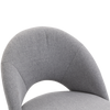 Fabric Office Chair Computer Upholstered Swivel Home Desk Chair  Grey Deals499