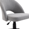 Fabric Office Chair Computer Upholstered Swivel Home Desk Chair  Grey Deals499