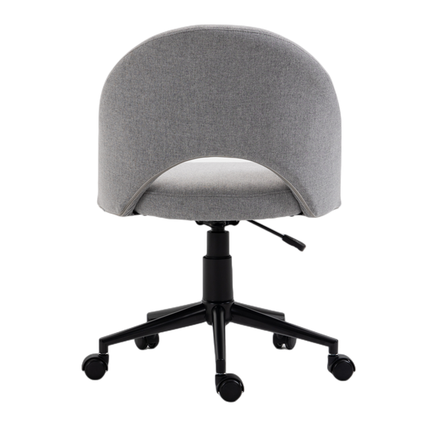 Fabric Office Chair Computer Upholstered Swivel Home Desk Chair  Grey Deals499