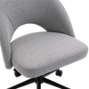 Fabric Office Chair Computer Upholstered Swivel Home Desk Chair  Grey Deals499