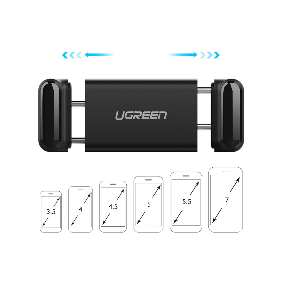 UGREEN Air Vent Car Mount Phone Holder (Black) - 30798 Deals499