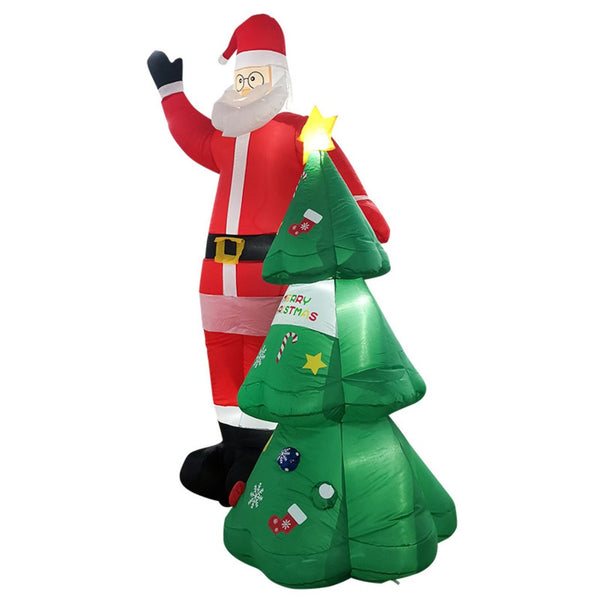 Festiss 2.5m Santa and Christmas Tree Christmas Inflatable with LED FS-INF-01 Deals499