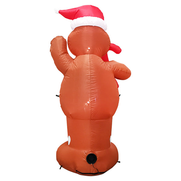 Festiss 1.5m Gingerbread Man Christmas Inflatable with LED FS-INF-06 Deals499