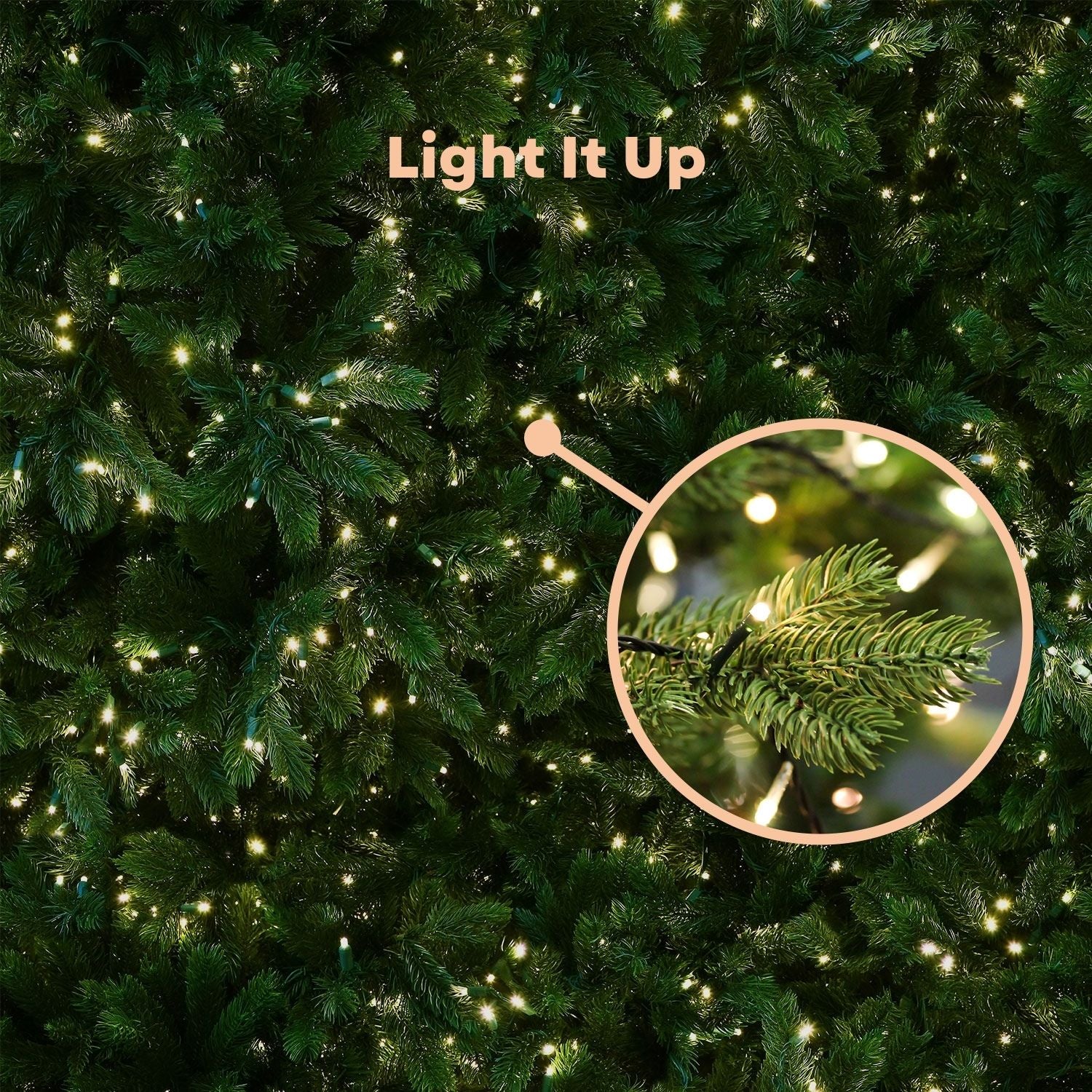 Festiss 2.4m Christmas Trees With Warm LED FS-TREE-05 Deals499