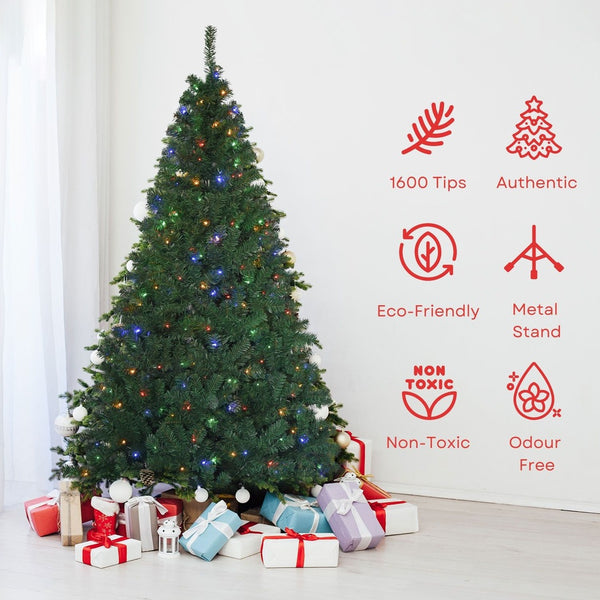 Festiss 2.1m Christmas Tree With 4 Colour LED FS-TREE-06 Deals499