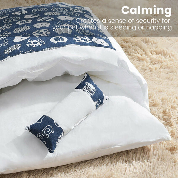 Floofi Pet Sleeping Bag (L size Fortune Cat) FI-PB-102-KT from Deals499 at Deals499