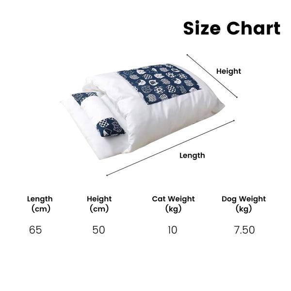 Floofi Pet Sleeping Bag (L size Fortune Cat) FI-PB-102-KT from Deals499 at Deals499
