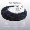 FLOOFI XL 100CM Round Pet Bed (Dark Grey) Deals499