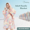 GOMINIMO Hoodie Blanket Adult Tie-Dyed Beige GO-HB-125-AYS from Deals499 at Deals499