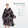 GOMINIMO Hoodie Blanket Adult Tie-Dyed Grey GO-HB-128-AYS from Deals499 at Deals499