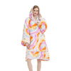 GOMINIMO Hoodie Blanket Adult Tie-Dyed Orange GO-HB-124-AYS from Deals499 at Deals499