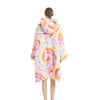GOMINIMO Hoodie Blanket Adult Tie-Dyed Orange GO-HB-124-AYS from Deals499 at Deals499