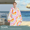 GOMINIMO Hoodie Blanket Adult Tie-Dyed Orange GO-HB-124-AYS from Deals499 at Deals499