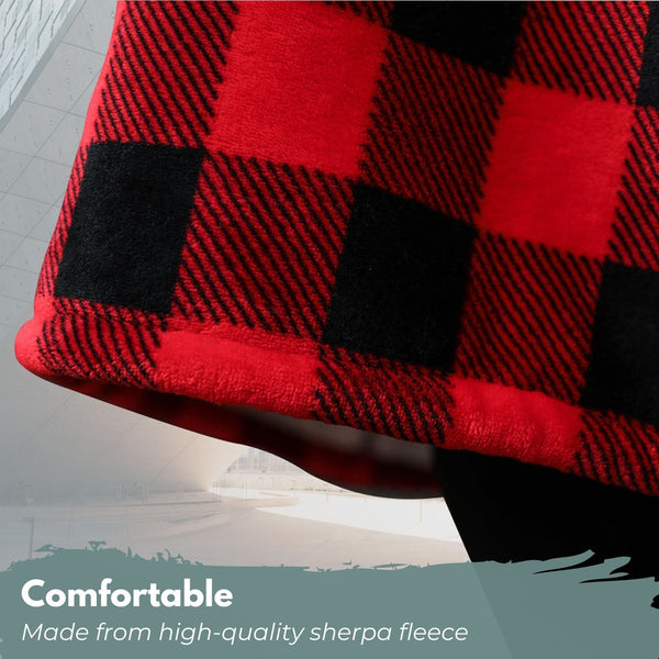 GOMINIMO Hoodie Blanket Adult Small Lattice GO-HB-130-AYS from Deals499 at Deals499