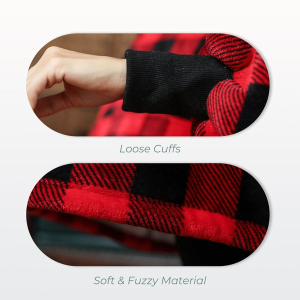 GOMINIMO Hoodie Blanket Adult Small Lattice GO-HB-130-AYS from Deals499 at Deals499