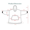GOMINIMO Hoodie Blanket Adult Small Lattice GO-HB-130-AYS from Deals499 at Deals499